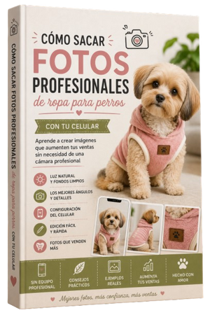 Cómo Sacar Fotos Profesionales de Ropa para Perros con tu Celular