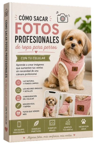 Cómo Sacar Fotos Profesionales de Ropa para Perros con tu Celular